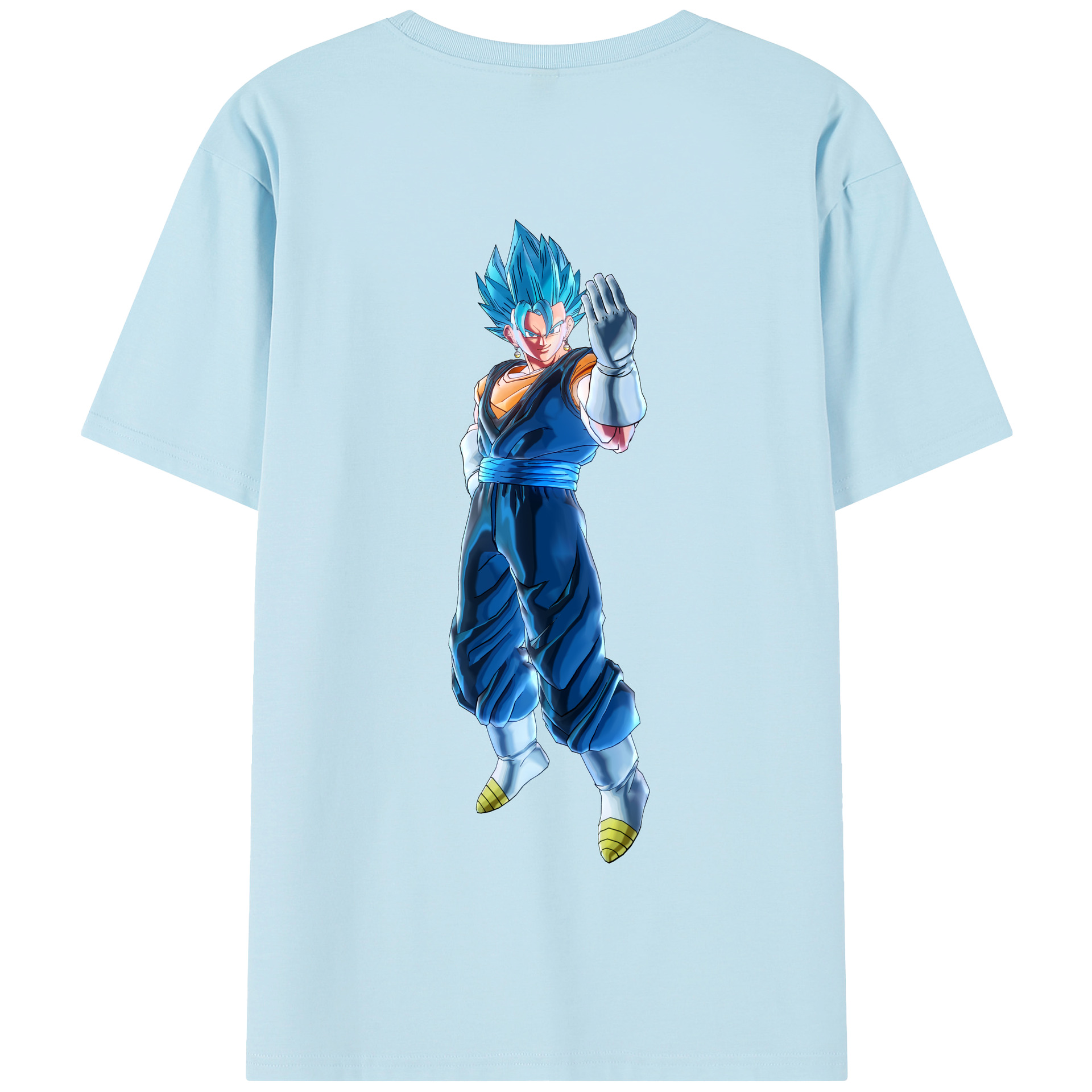 （画像用） ドラゴンボール ベジット DRAGON BALL Vegetto 綿100％半袖Tシャツ（背面プリント）
